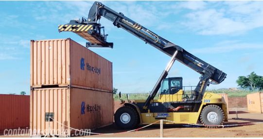 Used XCS4531K Container Reach Stacker will be sent to Philippines
