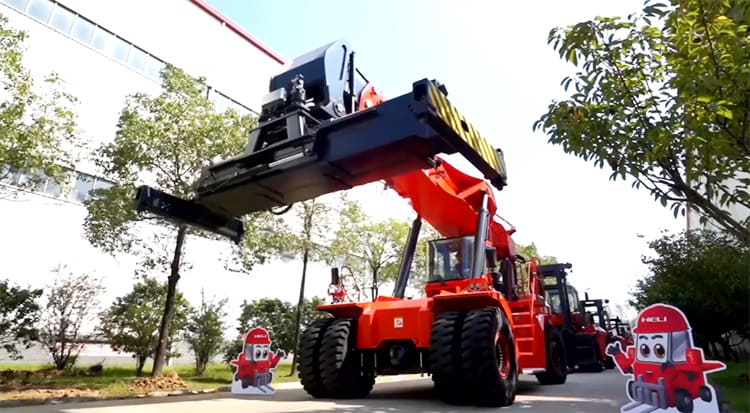 Heli Reach Stacker | 45 Ton Container Stacker Price