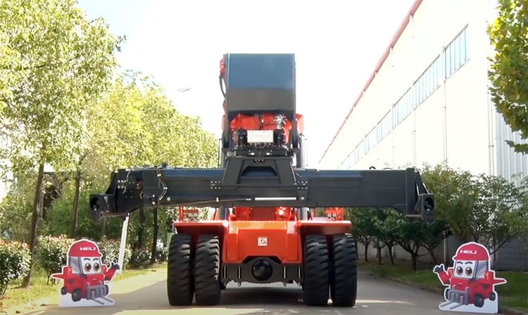 Heli Reach Stacker | 45 Ton Container Stacker Price