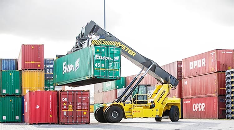 Container Reach Stacker Hyster 46 33 For Sale