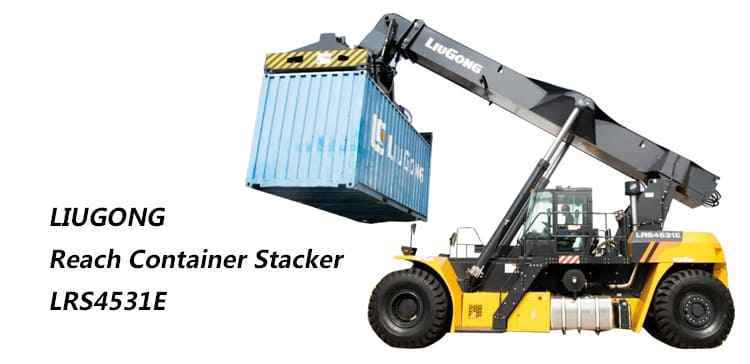 Liugong China Electric Reach Stacker 45 Ton Dimensions