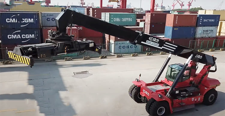 EP China High Reach Stacker For Sale | 45 Ton Container Cargo Handling Equipment