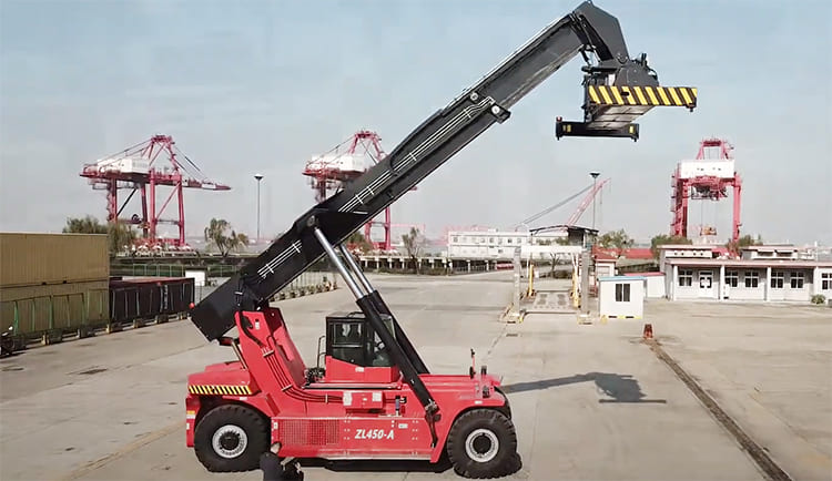 EP China High Reach Stacker For Sale | 45 Ton Container Cargo Handling Equipment