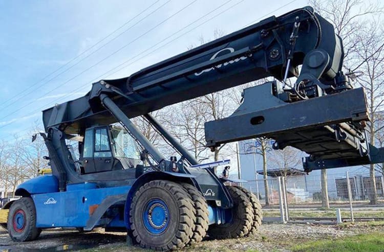 Linde Reach Stacker Training C4531TL | 45 Ton Reach Stacker Cost Price