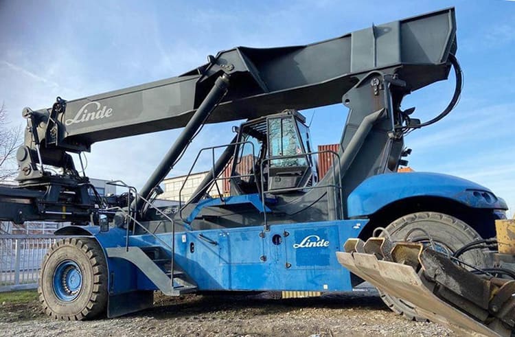 Linde Reach Stacker Training C4531TL | 45 Ton Reach Stacker Cost Price