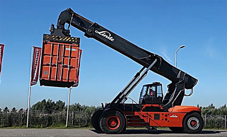 Linde China Container Stacker For Sale C4535